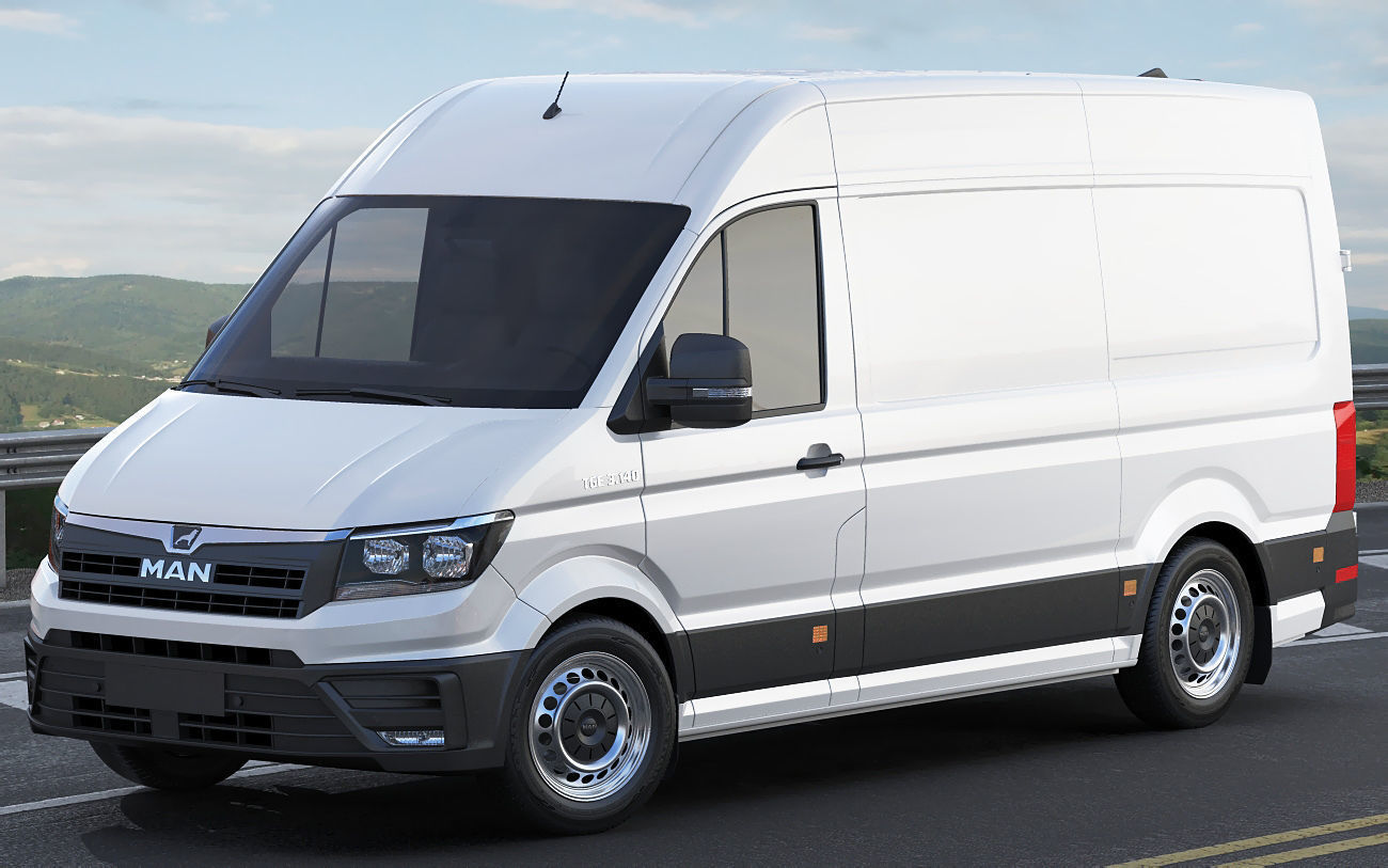 MAN TGE panel van L1H2 3D model_12