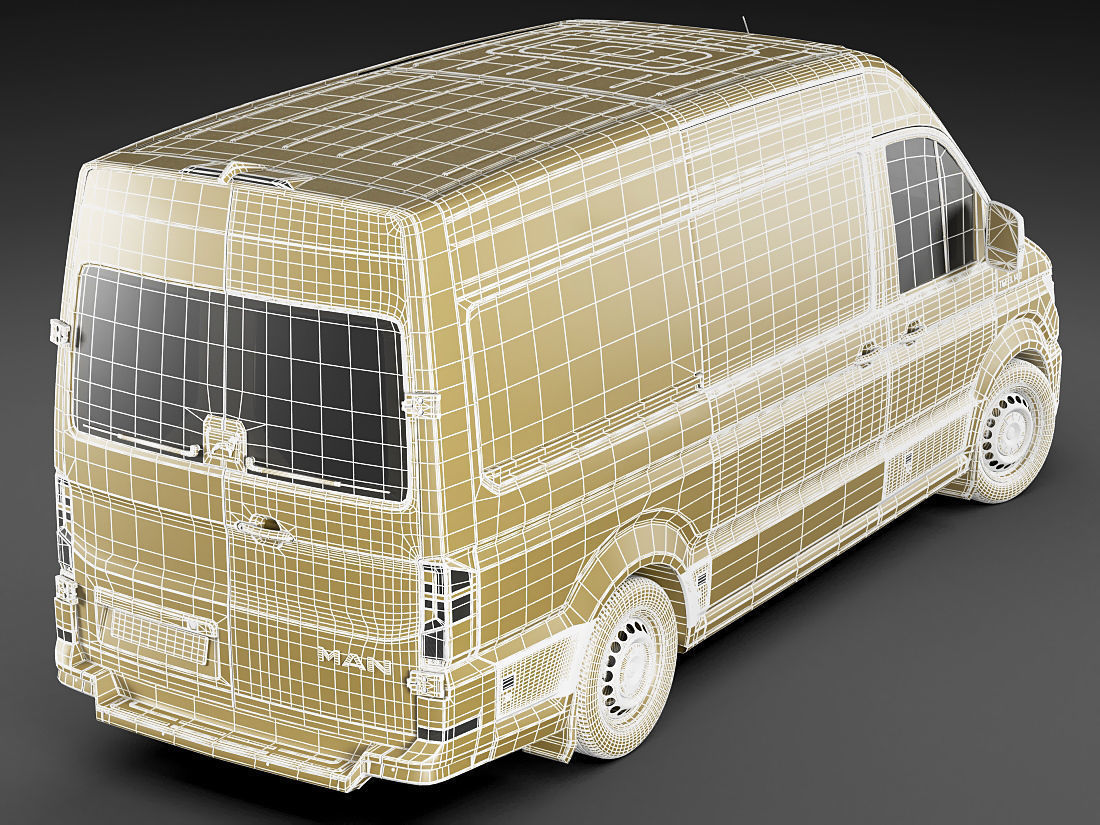 MAN TGE panel van L1H2 3D model_19