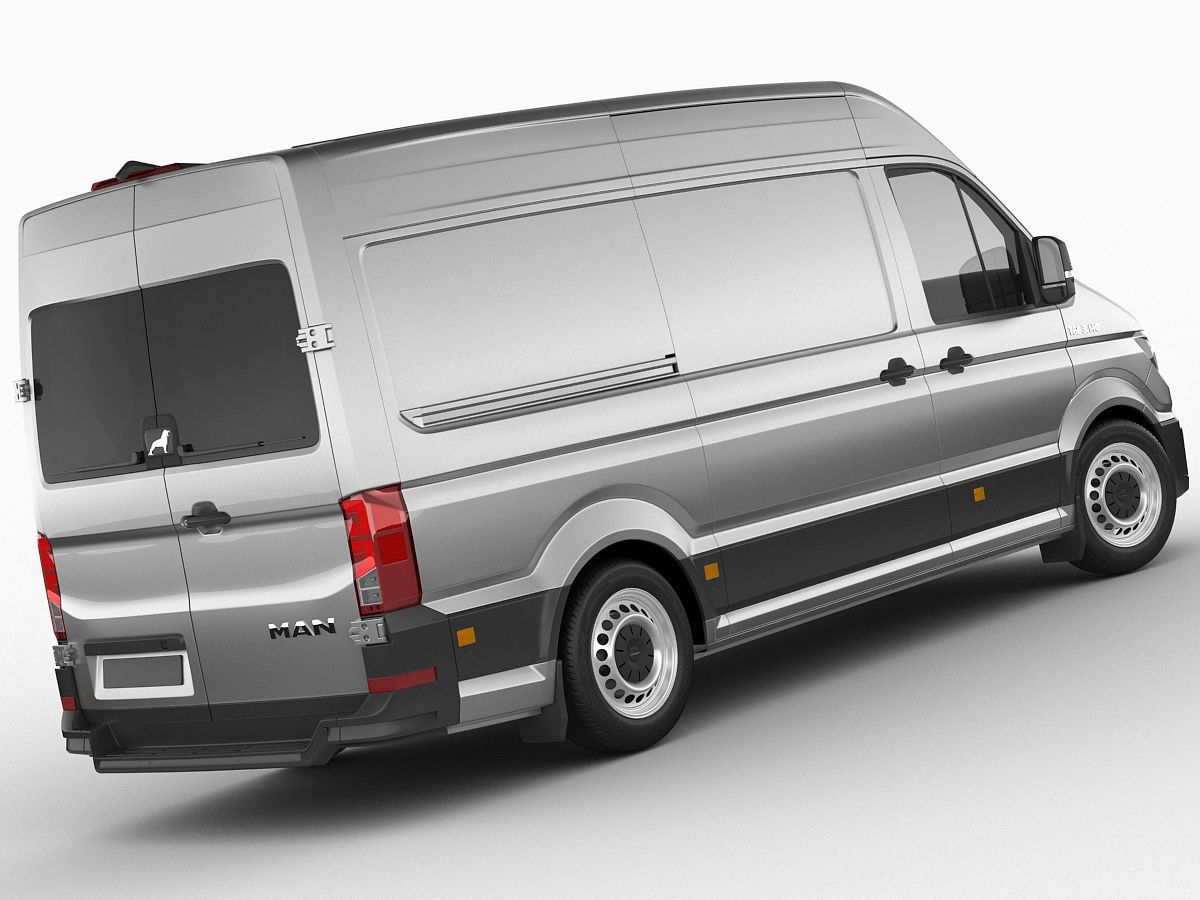 MAN TGE panel van L1H2 3D model_9