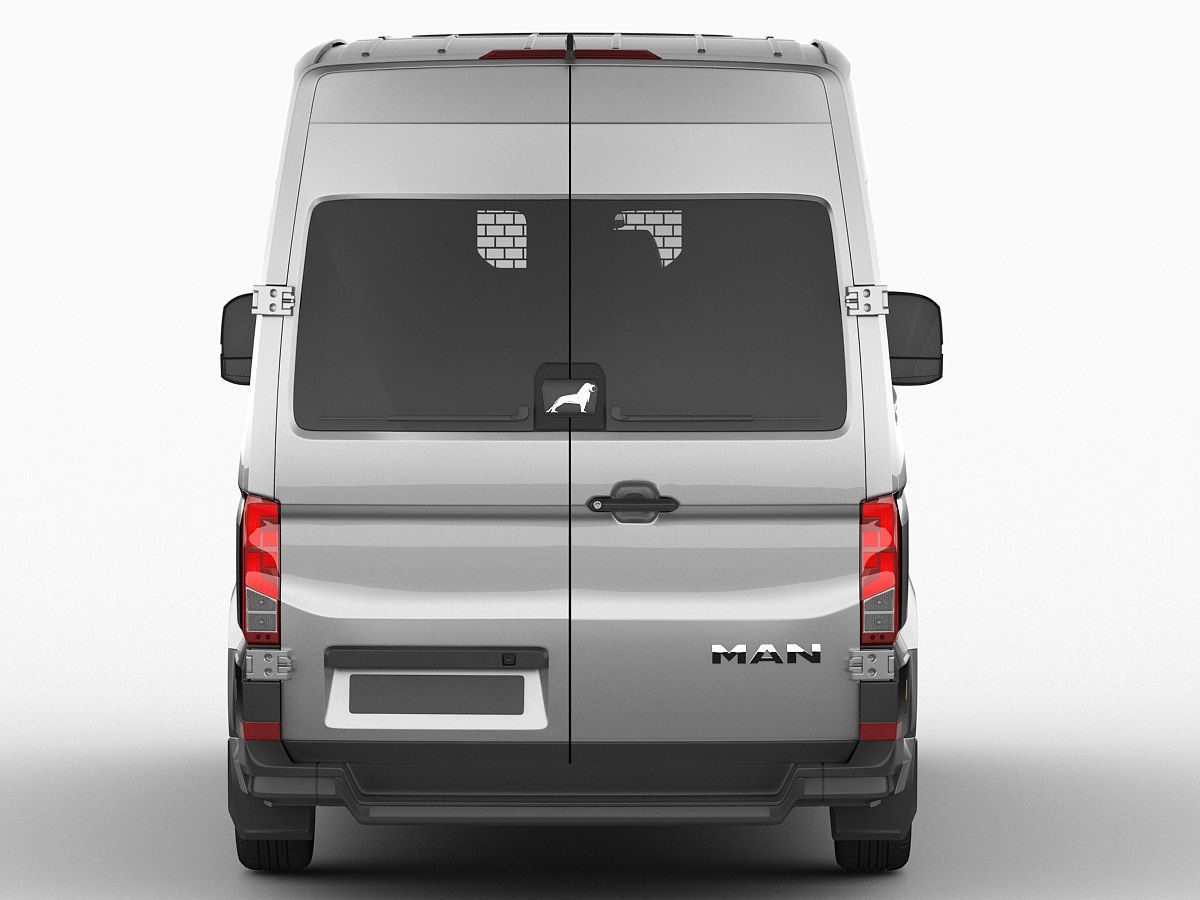 MAN TGE panel van L1H2 3D model_10