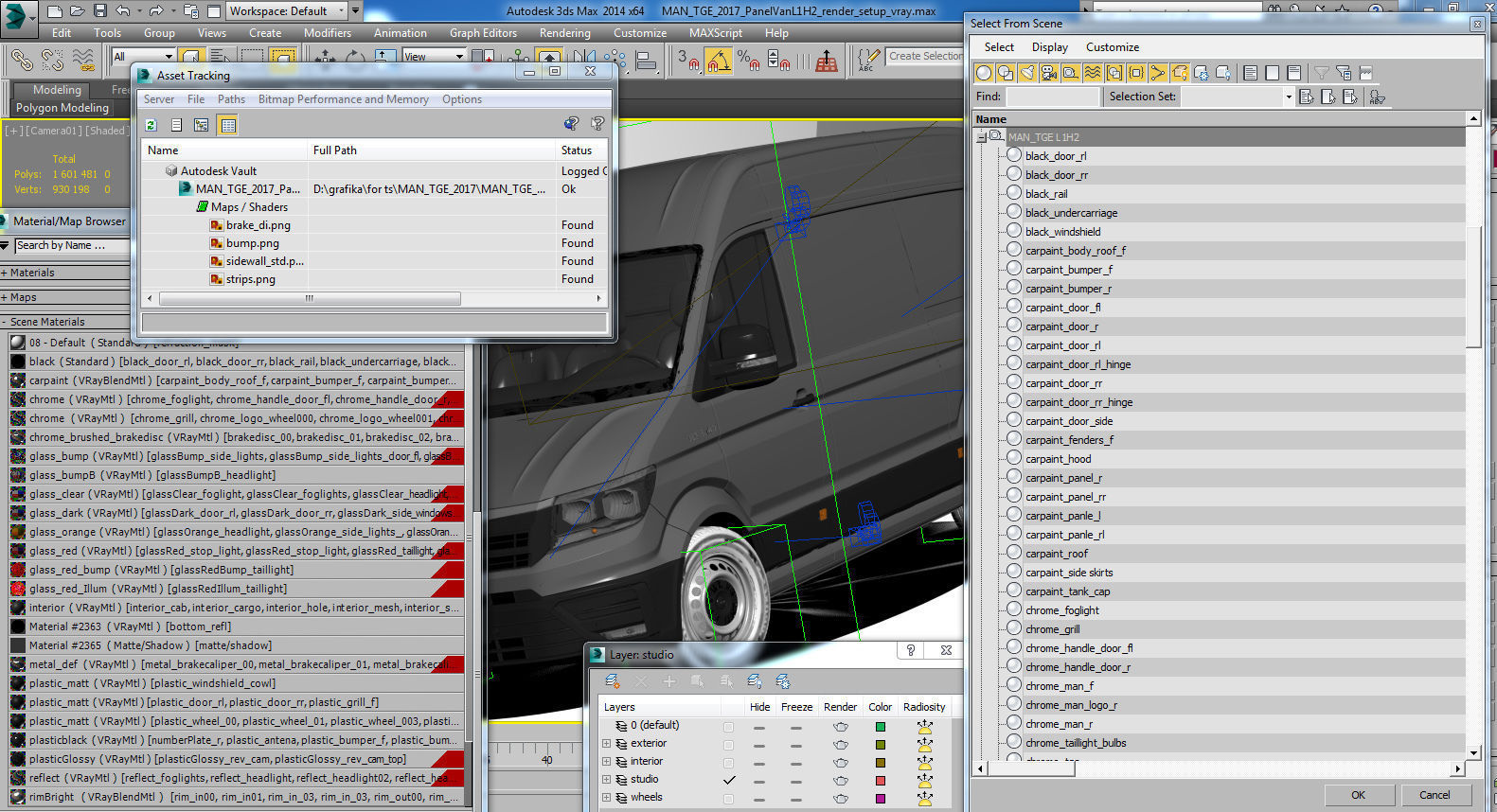 MAN TGE panel van L1H2 3D model_20