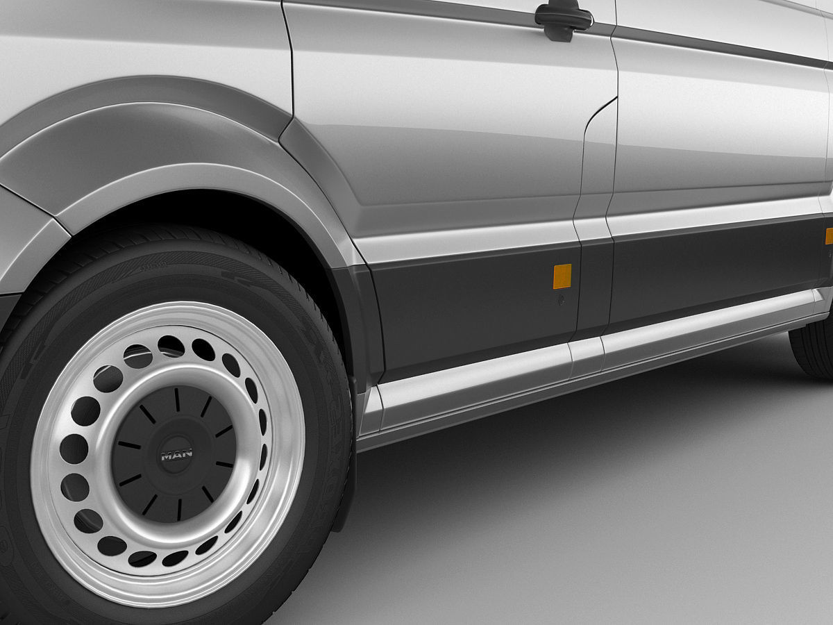 MAN TGE panel van L1H2 3D model_5