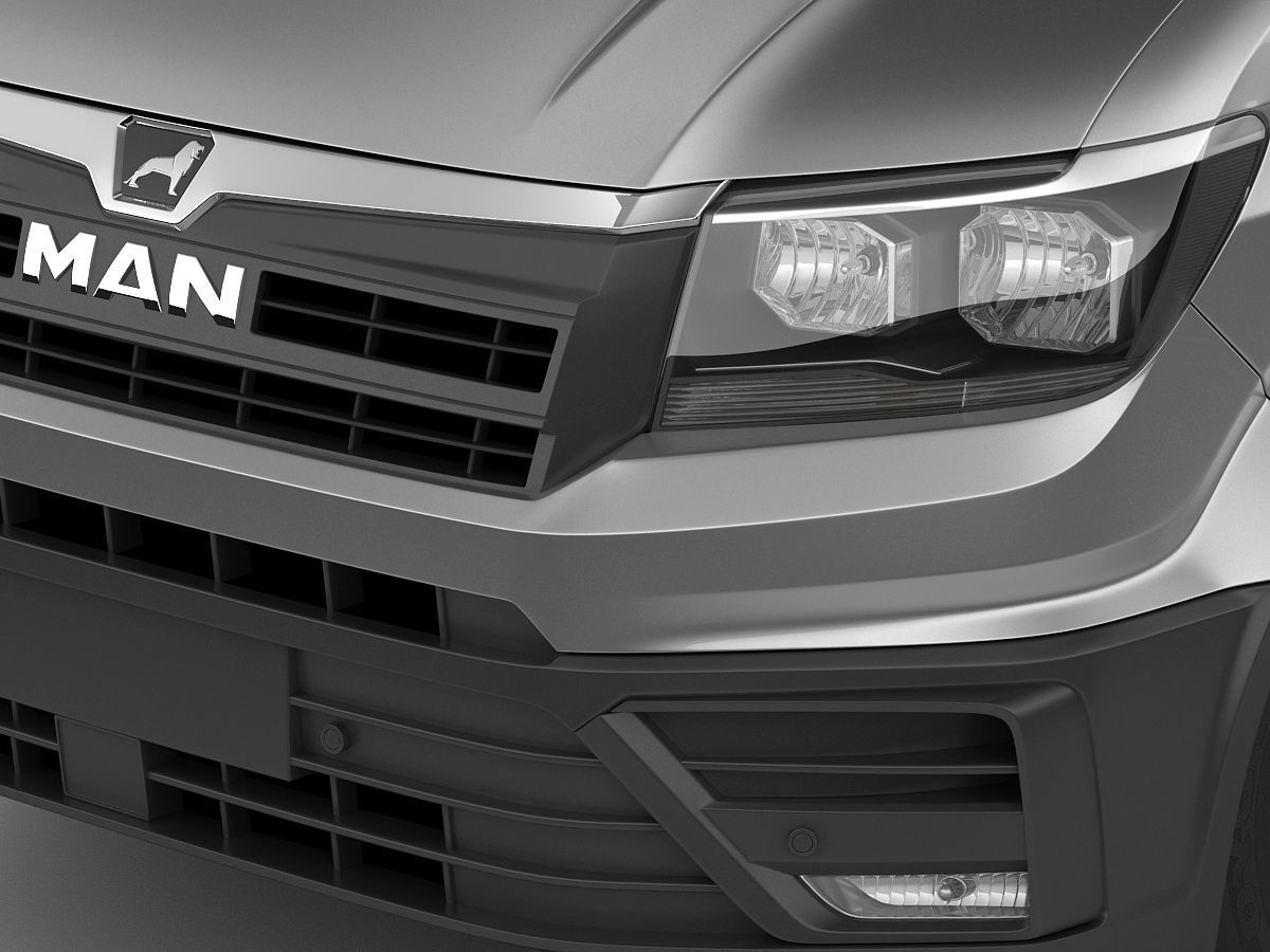 MAN TGE panel van L1H2 3D model_3