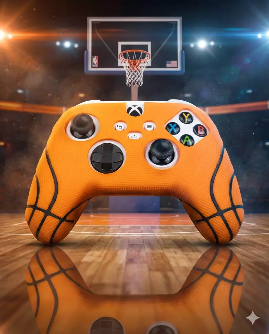 Xbox Controller Shell STL Basketball Grip Design Case 3D print model
