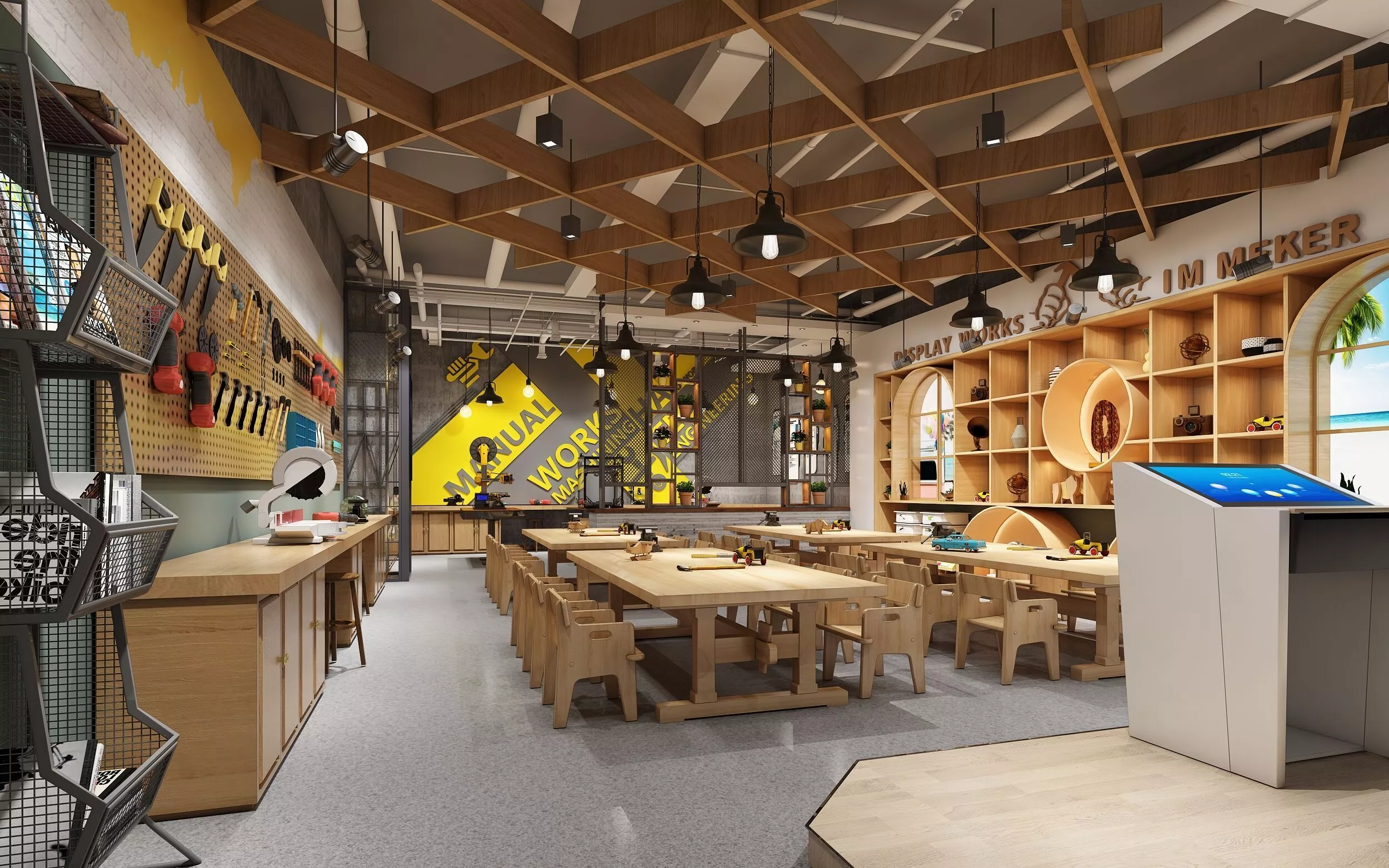 handicraft workshop - craft room 3D model