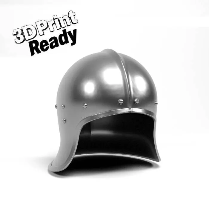 Medieval helmet 3D print model
