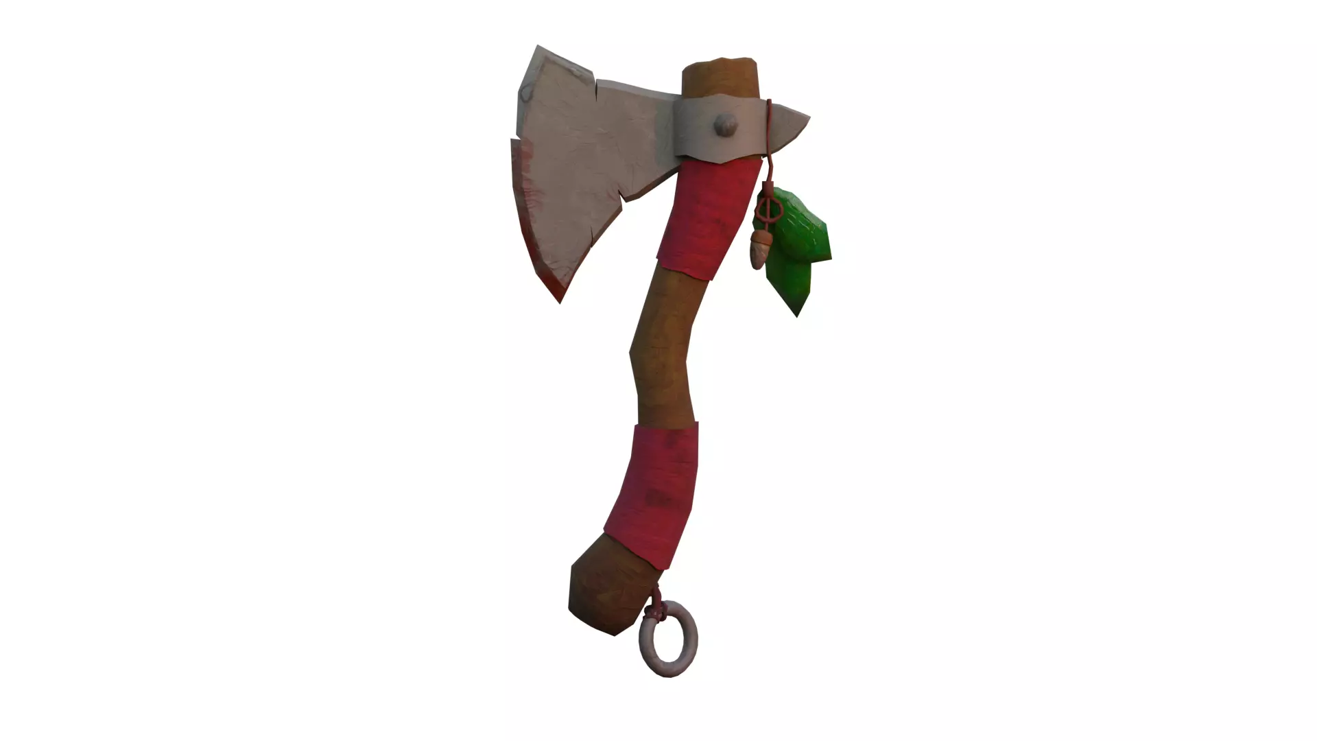 Stylized Axe Low-poly 3D model