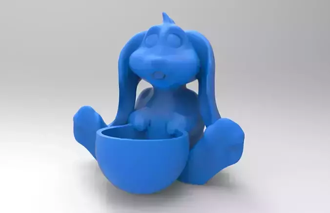 Easter Bunny Egg Holder 3D print model