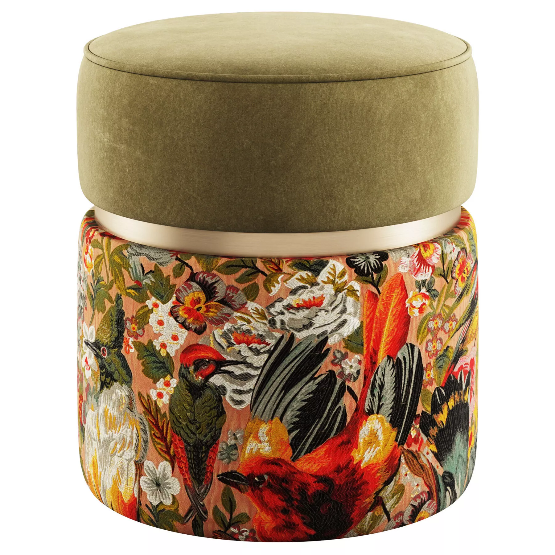 Volire Doree Pouf By Musee Atelier 3D model