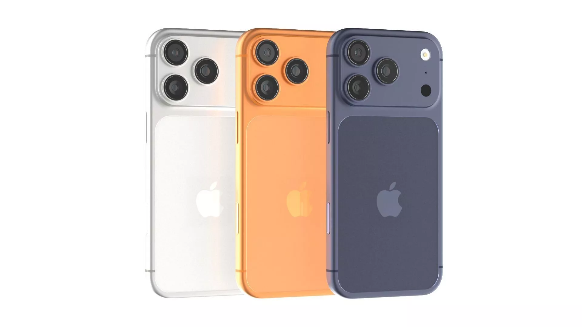 Apple iPhone 17 Pro All Color 3D model