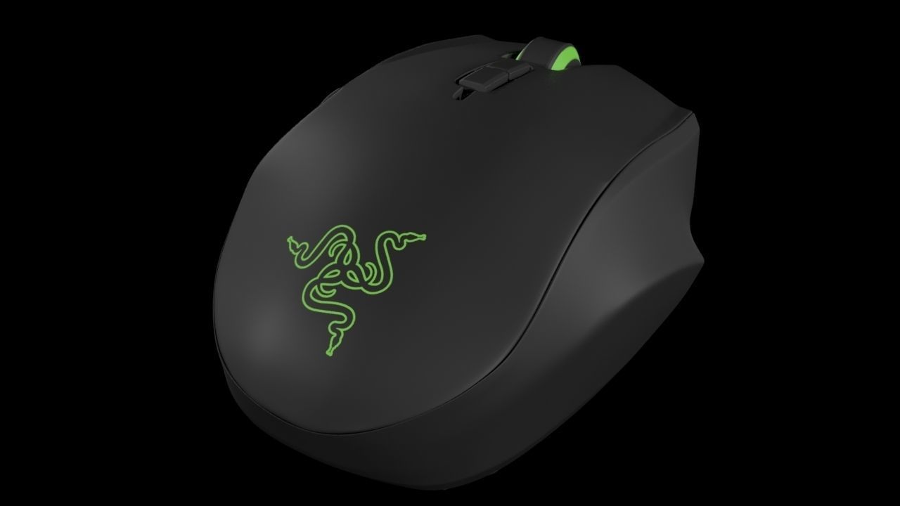 Razer Naga Hex v2 Gaming Mouse 3D model_3