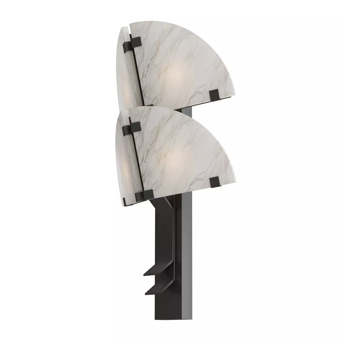 Dione Alabaster Wall Light Low-poly 3D model