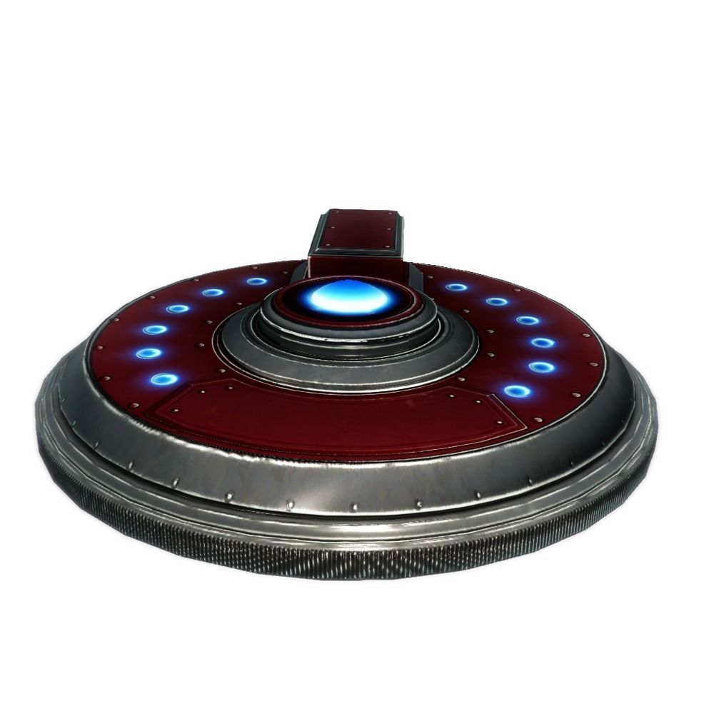 Sci-fi mine 1 low poly Low-poly 3D model_1