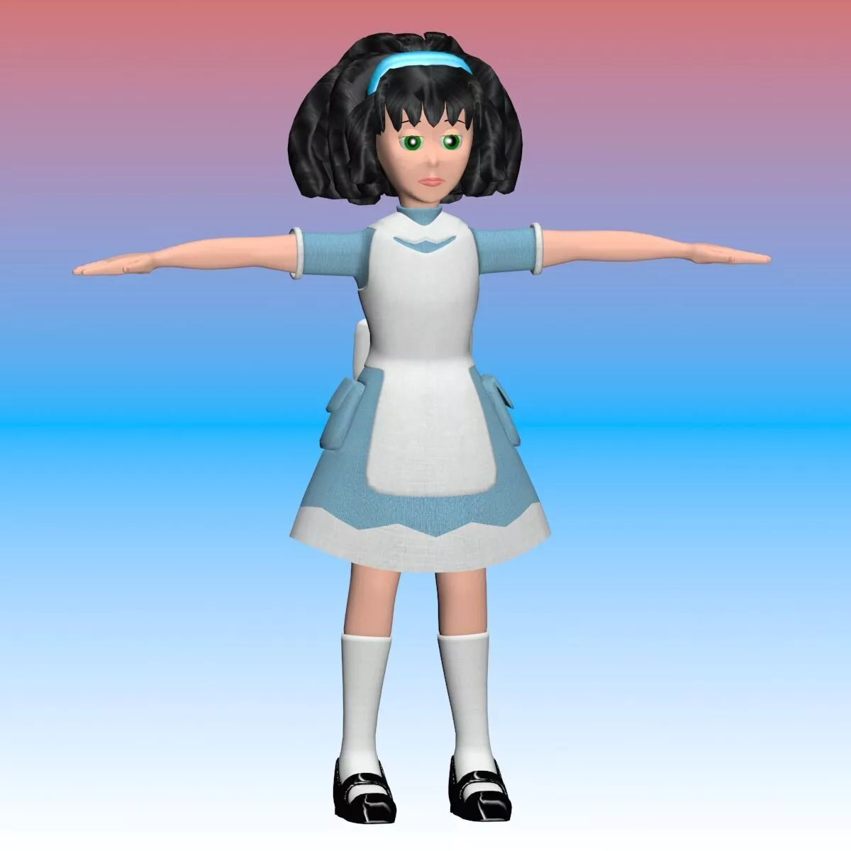 Alice - mesh only 3D model