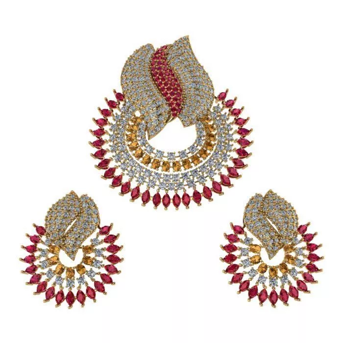 Indian Traditional Necklaces 3D print model
