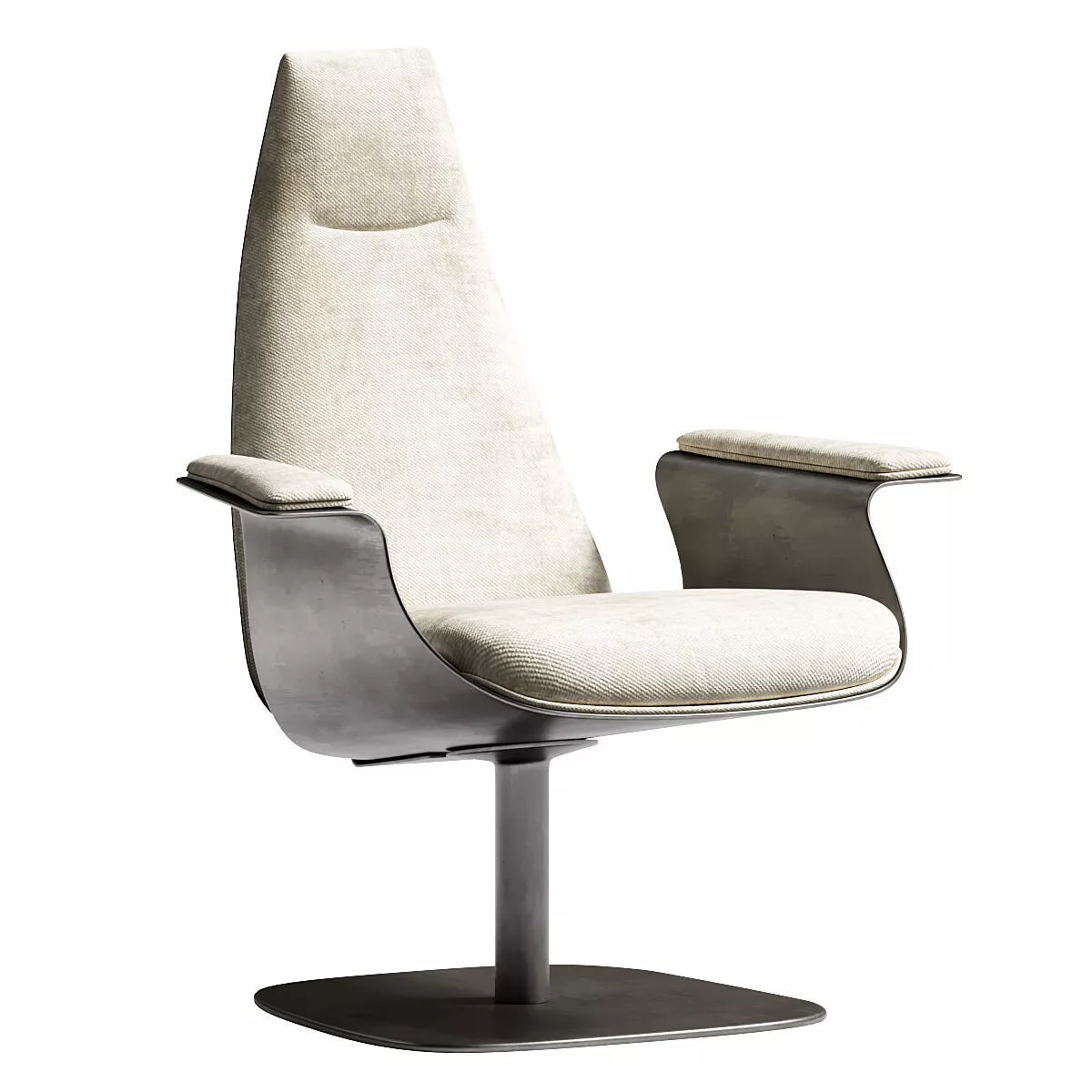 MINERVA POLTRONA Office Chair by Reflex Low-poly 3D model
