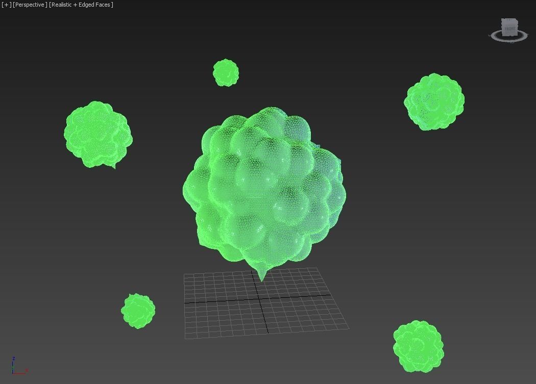 Animation Virus 3D model_2