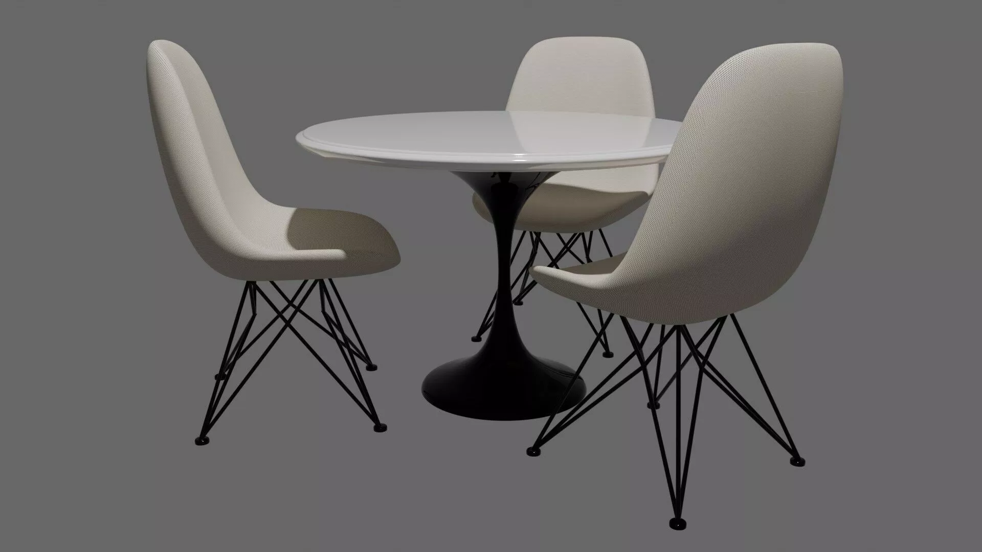 Modern Furniture Pack Tables and Chair Blender 3D model