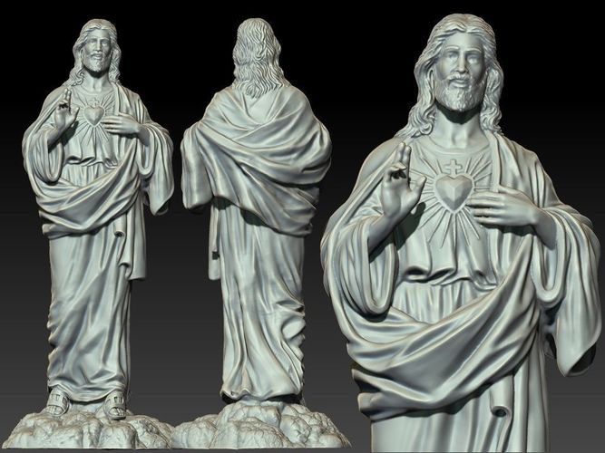Jesus Statue  3D print model