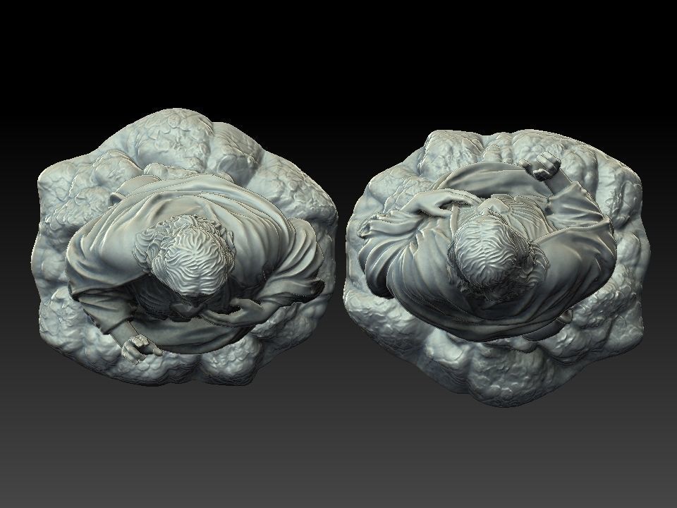 Jesus Statue  3D print model_9