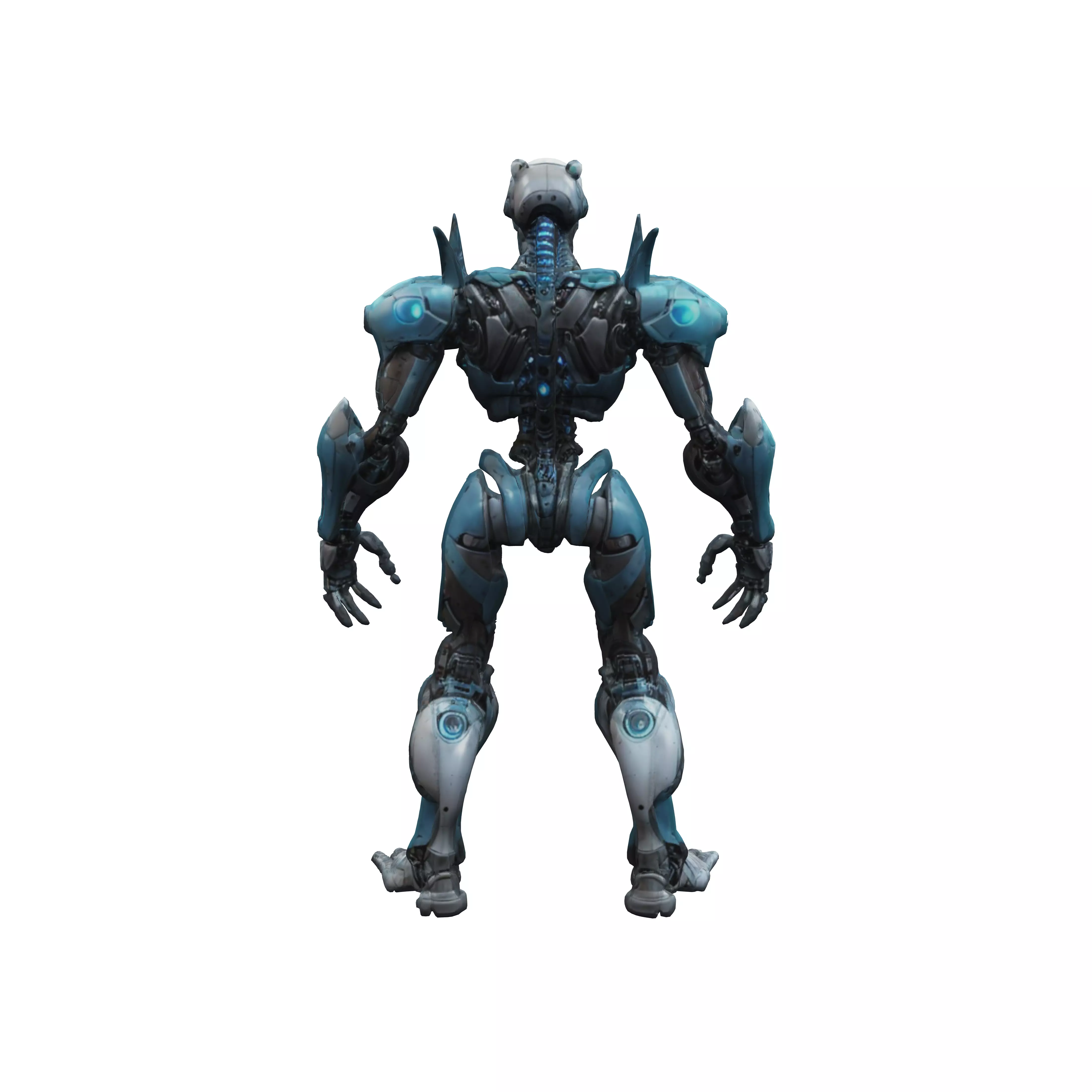 scifi morph cyborg dead space 3D model