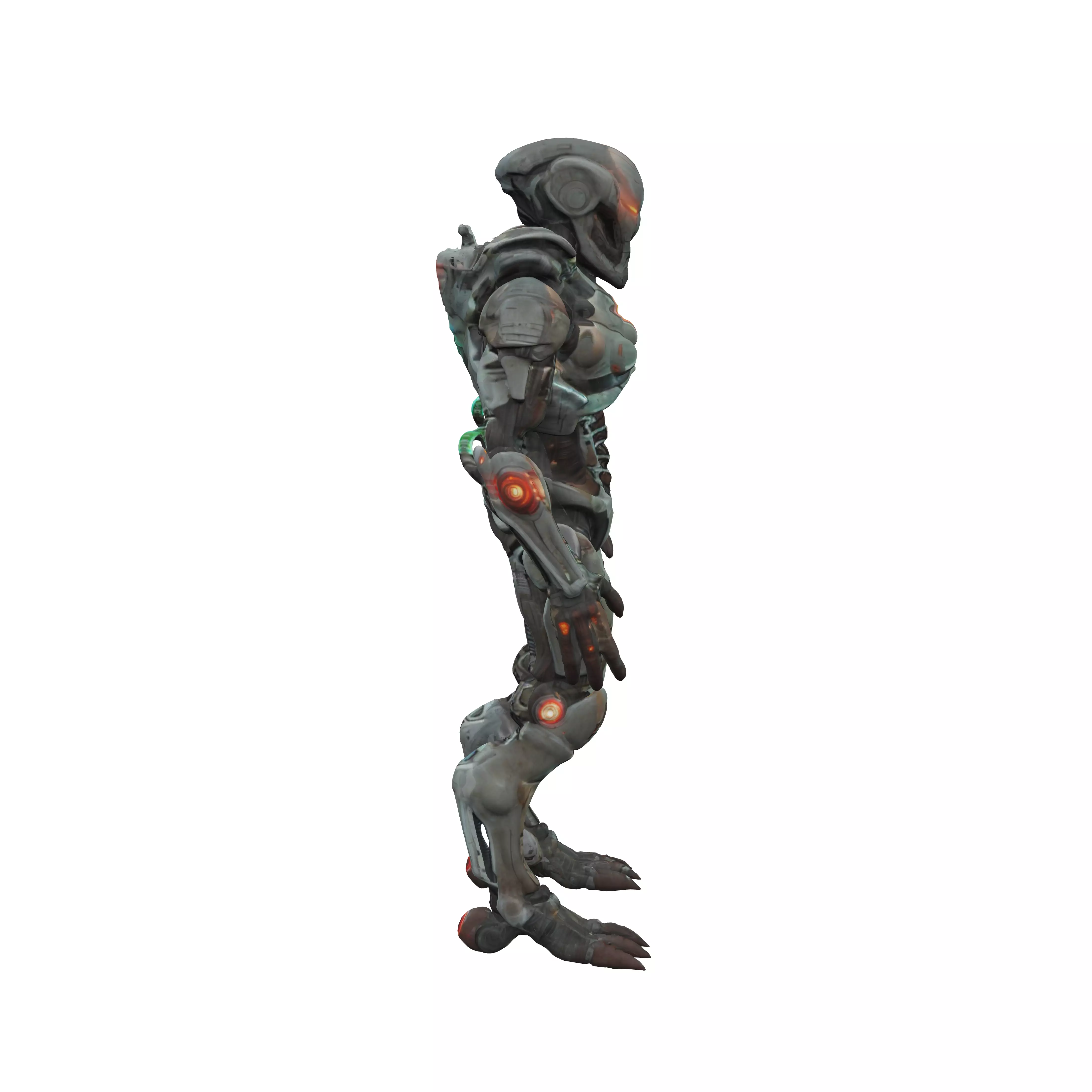 scifi morph cyborg dead space extremely detailed 3D model