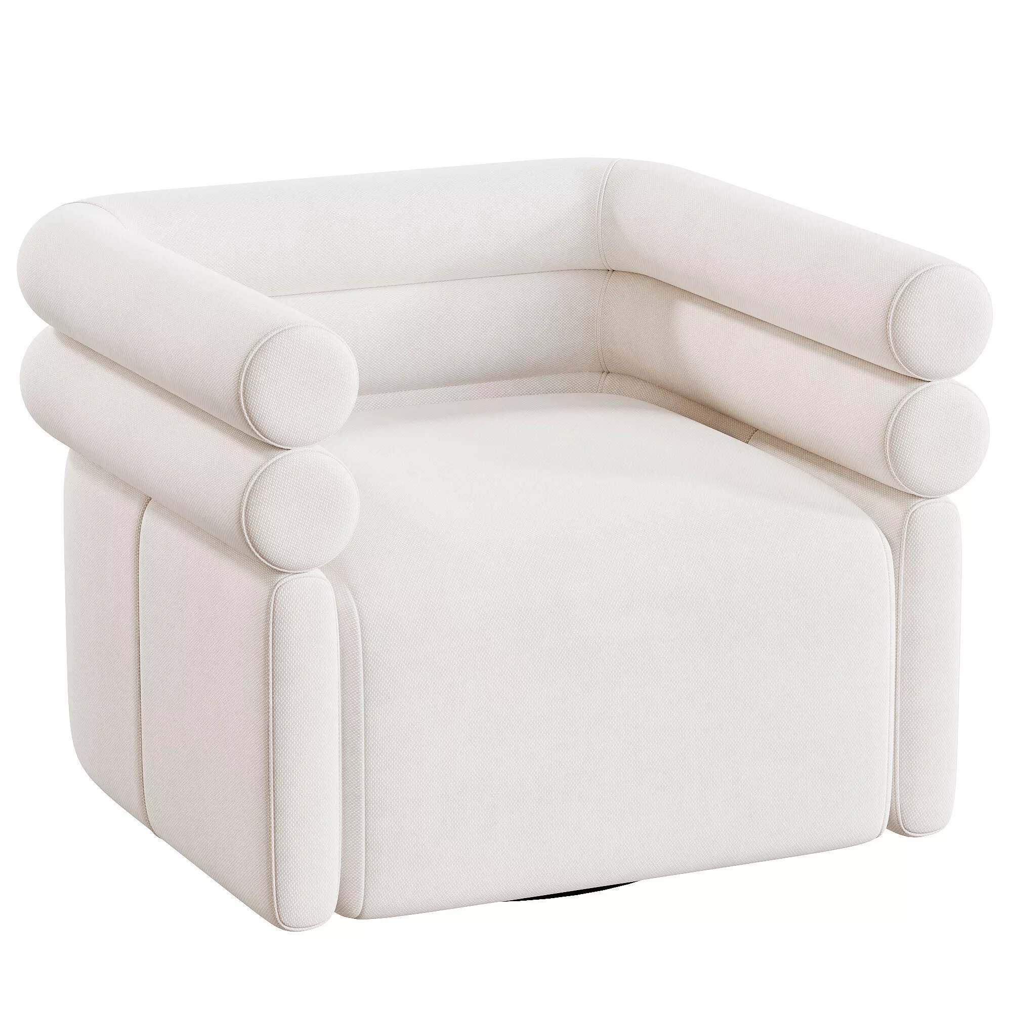 Evie Swivel Chair Low-poly 3D model