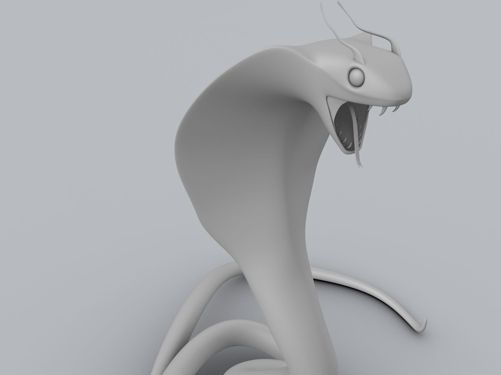 Cobra Snake 3D model_3