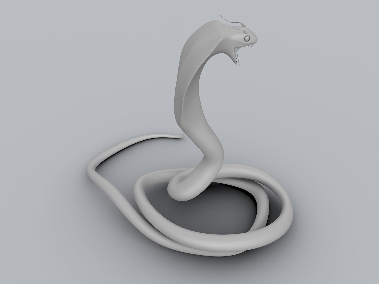 Cobra Snake 3D model_2