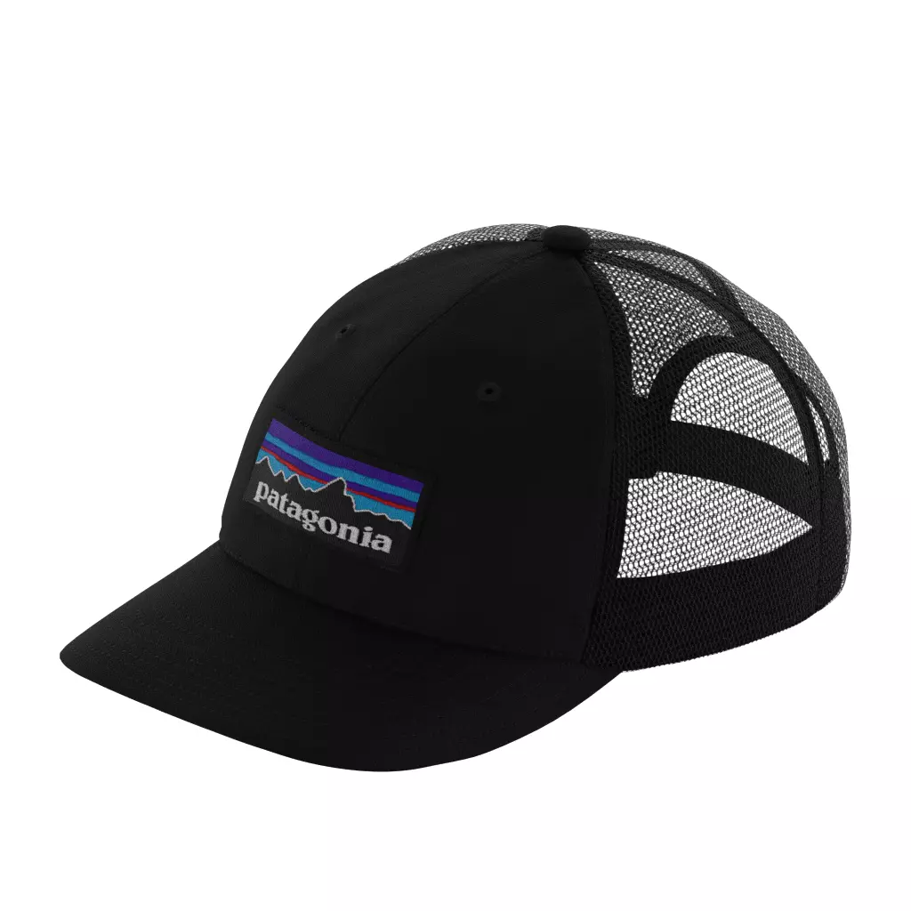 Patagonia P 6 Logo Trucker Hat- Black Low-poly 3D model