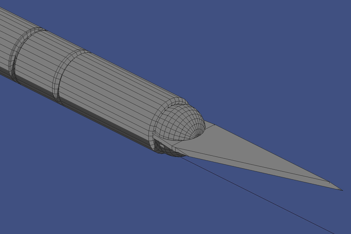 Hobby Knife 3D model_20
