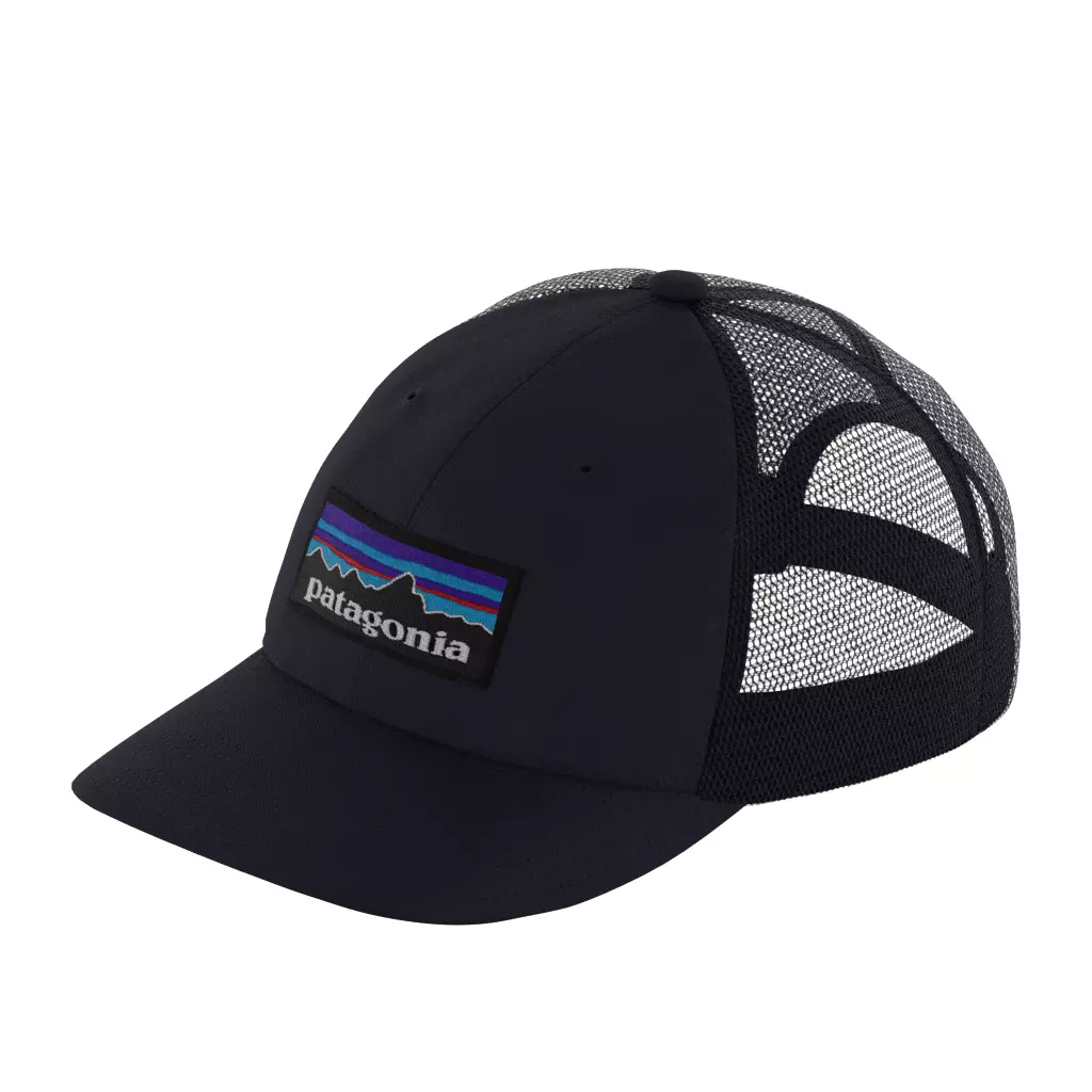 Patagonia P-6 Logo Trucker Hat Navy Blue Low-poly 3D model