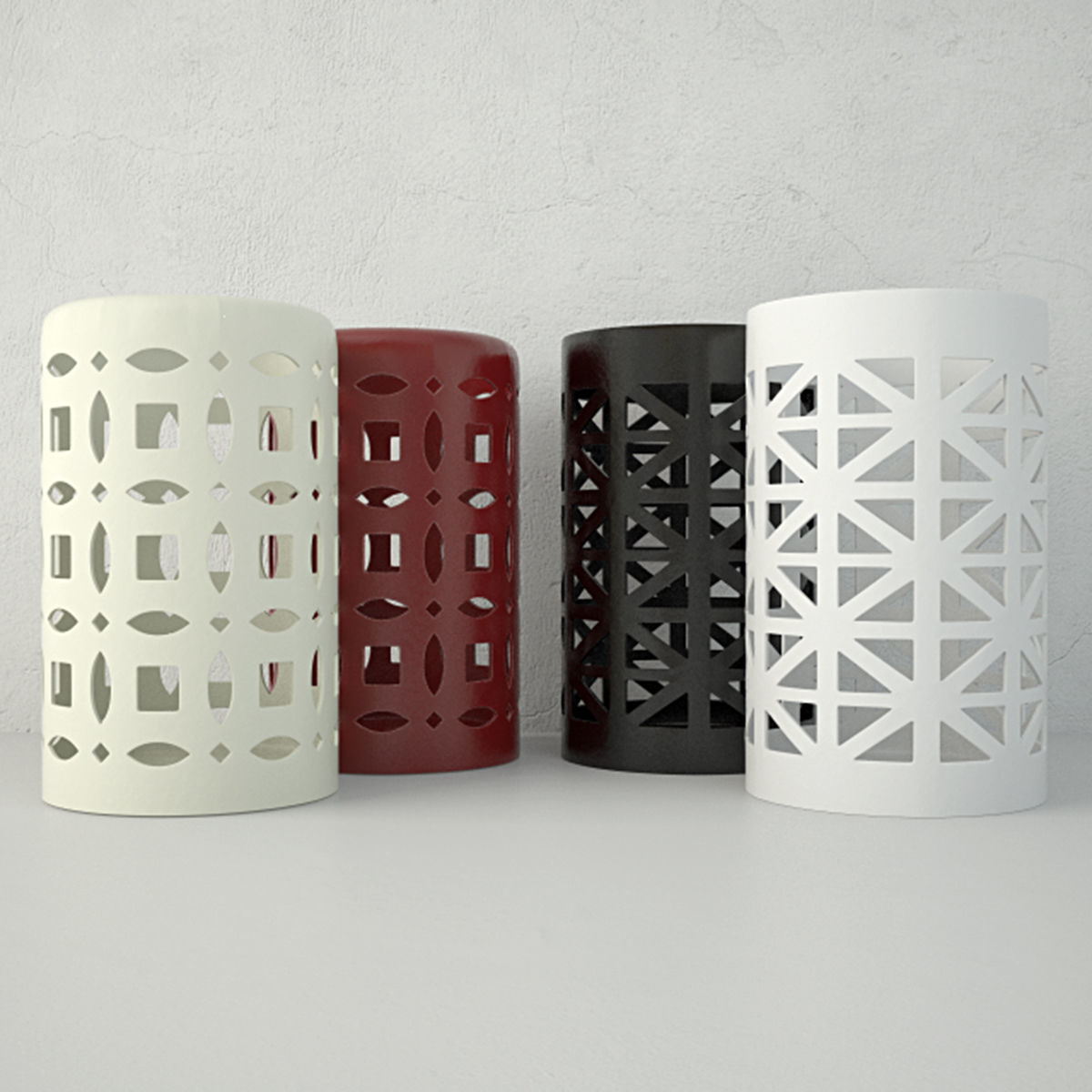 Ceramic Lanterns 3D model_3