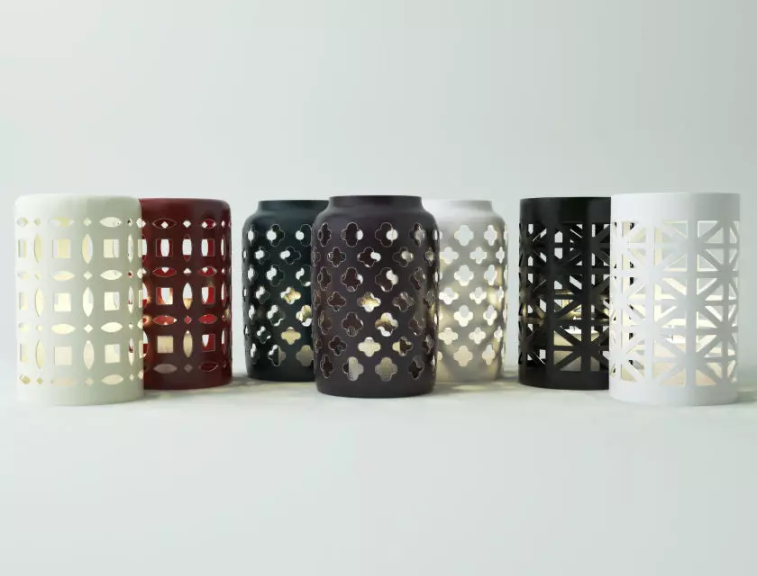 Ceramic Lanterns 3D model_0