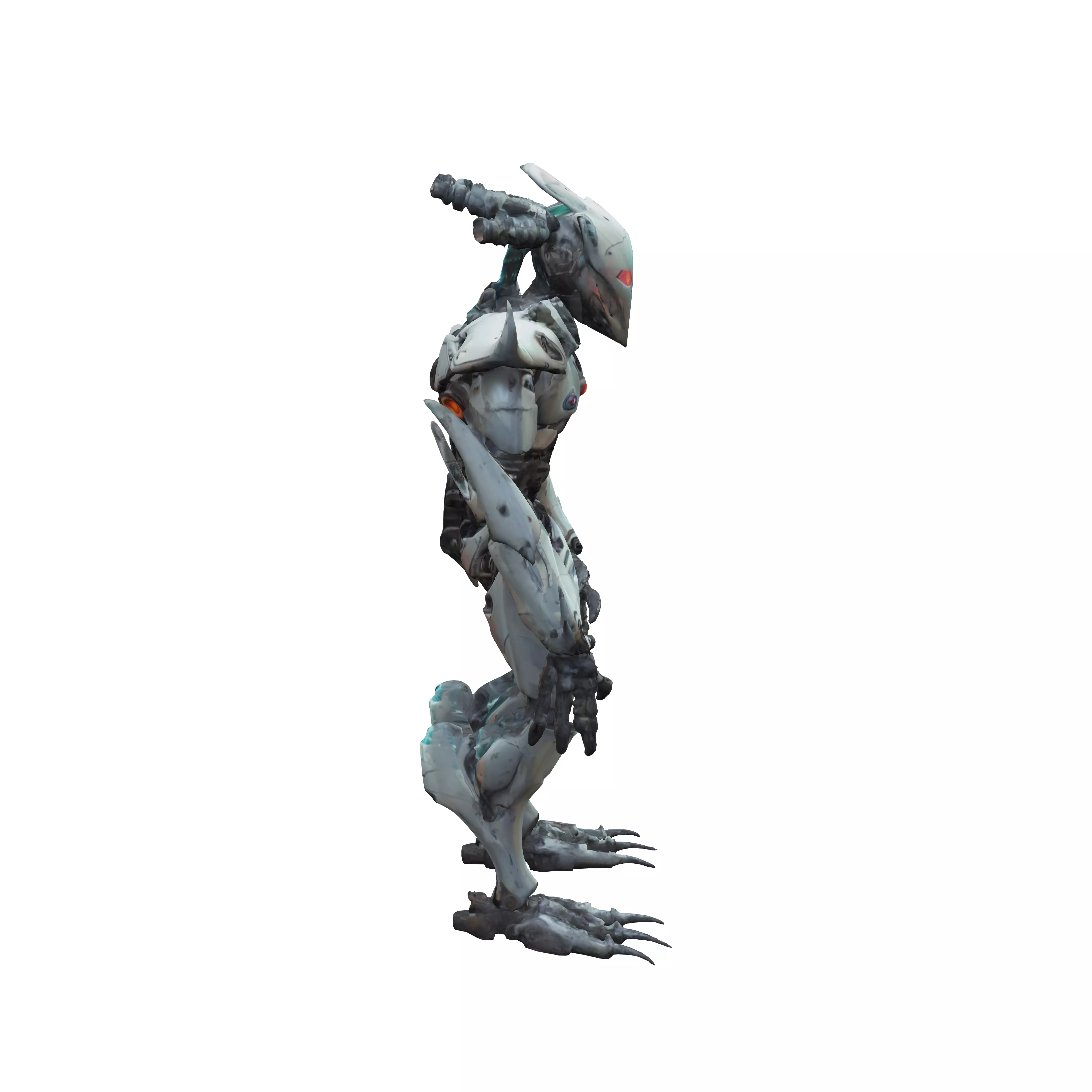 terrifying robot from a scifi dream 3D model