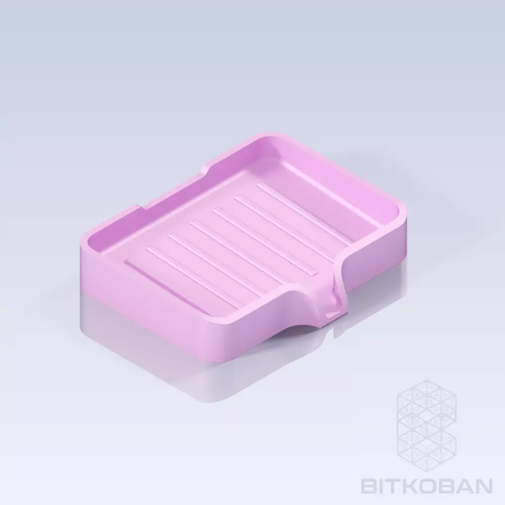 Soap and Sponge Holder with Drainage Free 3D print model Free 3D print model