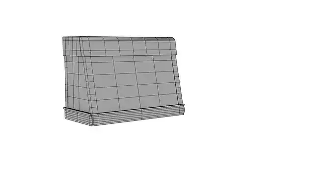 High Res Pie or Pastries Warmer plus Display Cabinet  3D model 3