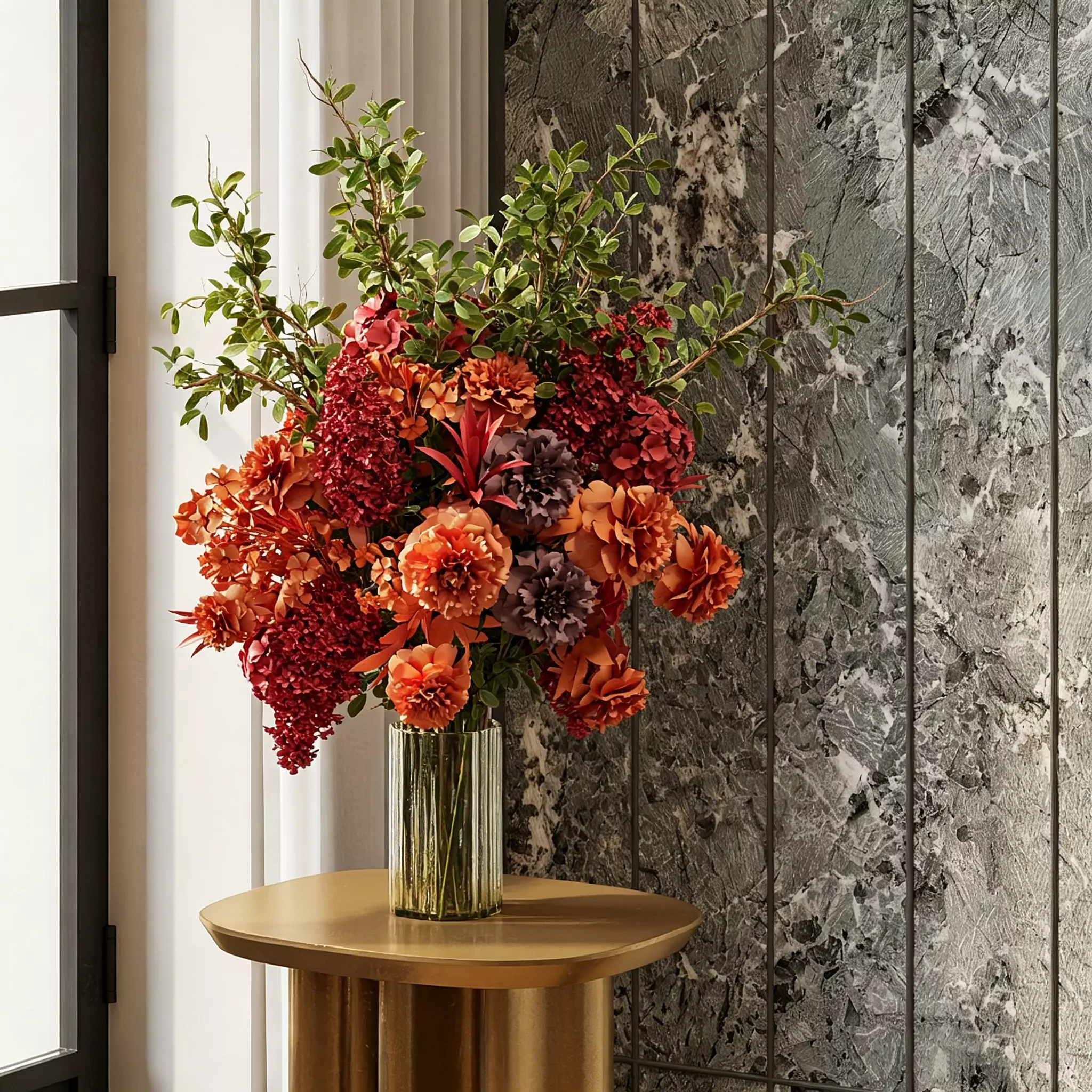 floral arrangement flower art fresh flowers orchid 3D model