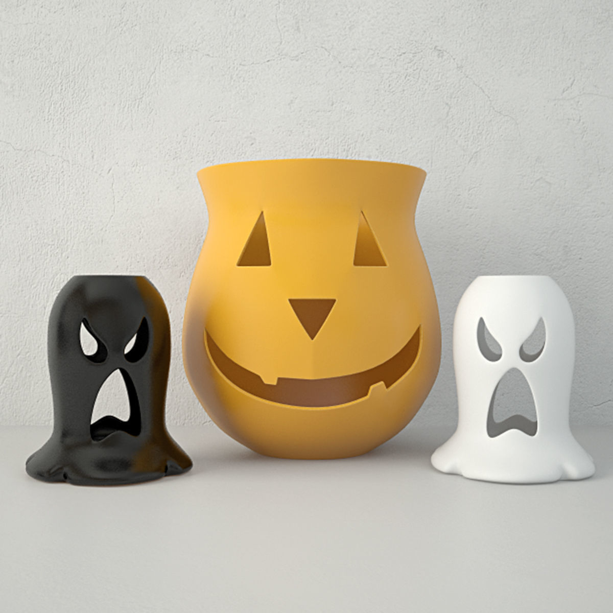 Halloween Lanterns 3D model_1