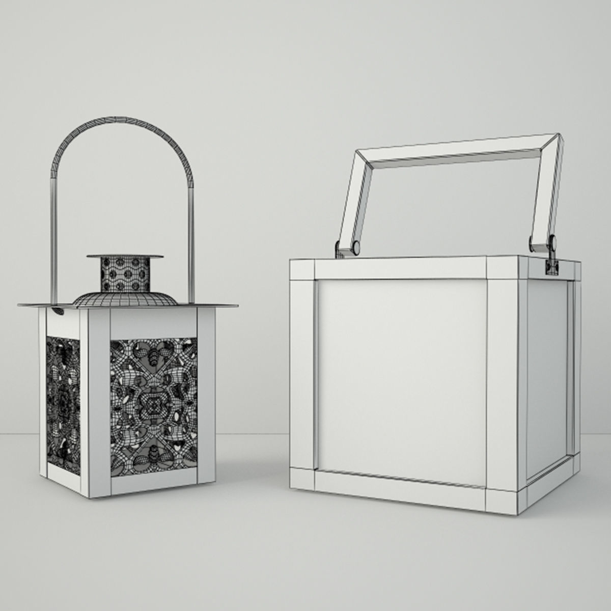 Lanterns by ZARA HOME 3D model_4