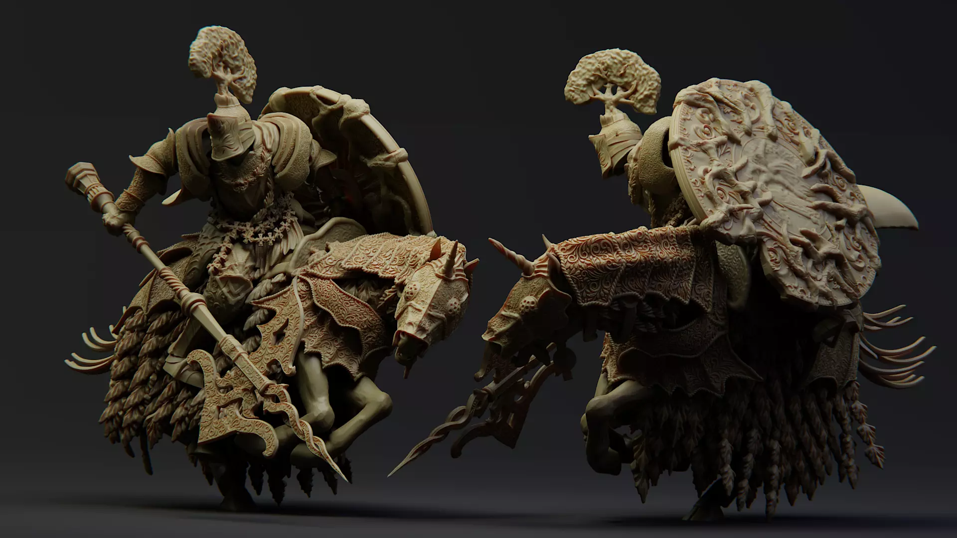 Elden Ring Tree Sentinel 3D print model