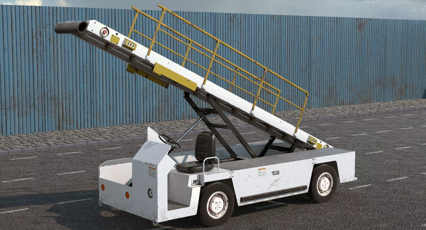Airport Luggage Loader 3D model