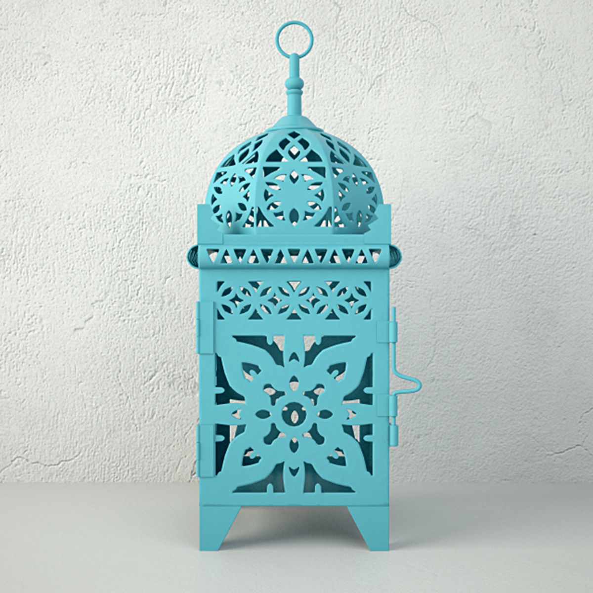 Moroccan Lantern Set 3D model_3