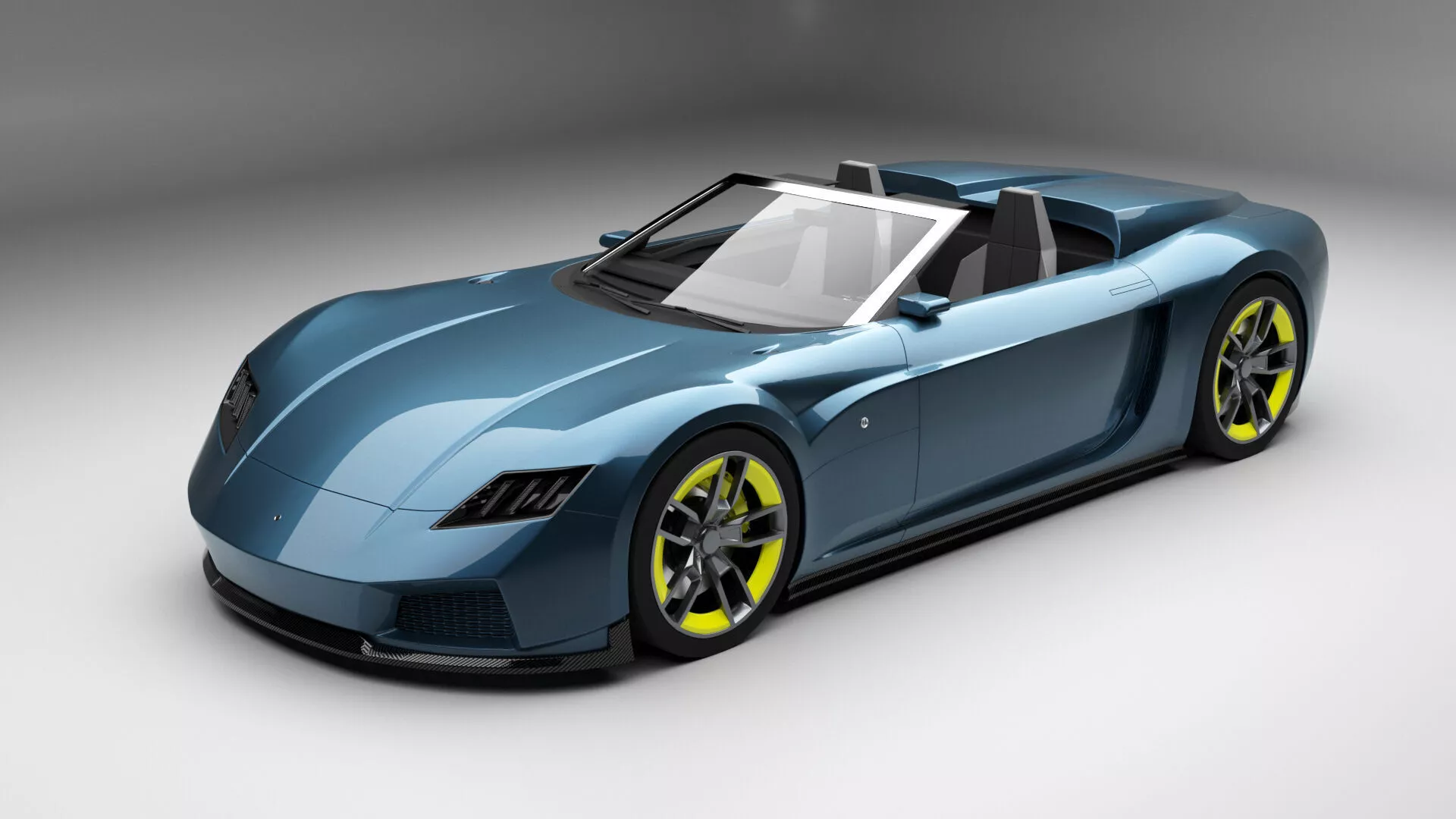 Generic sports car Menace Tyche 3D model