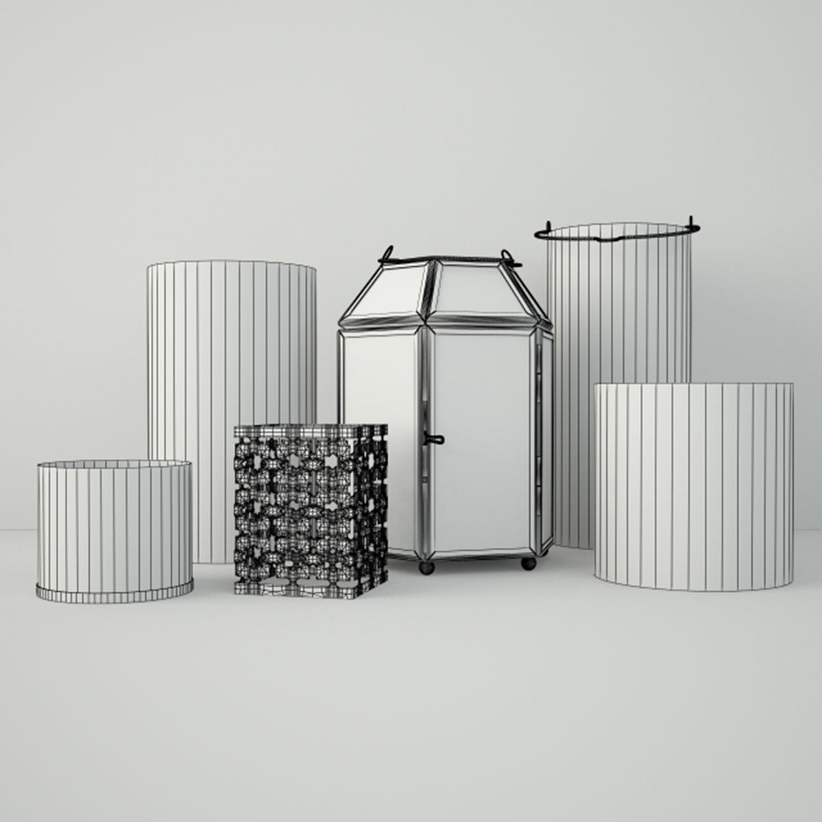 Tealightholders by HM Home 2 3D model_2