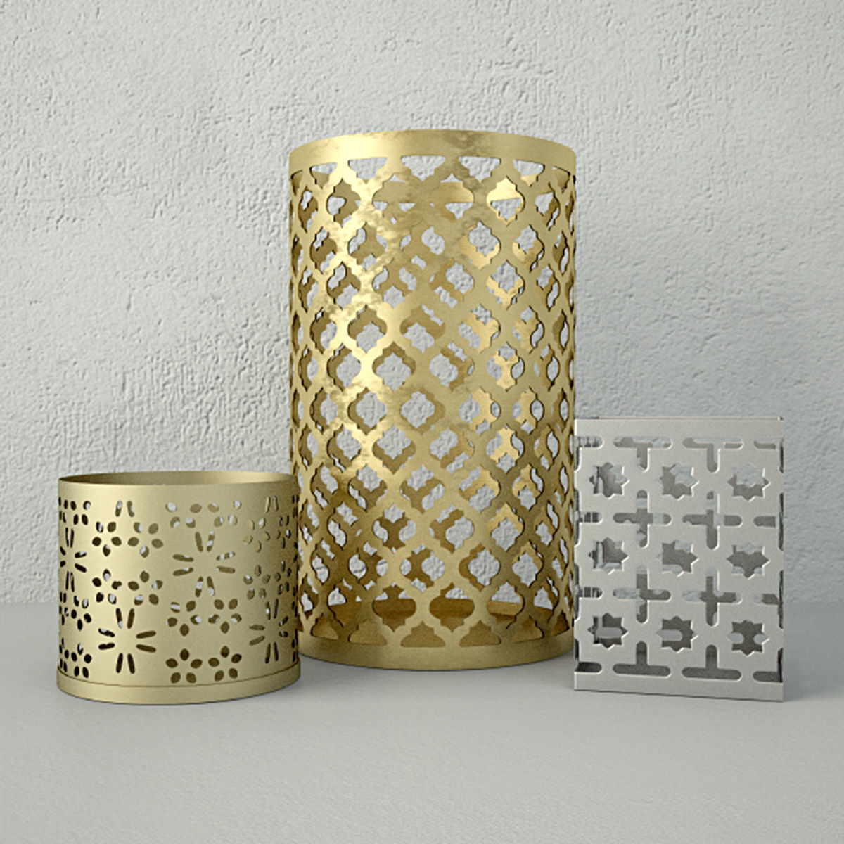 Tealightholders by HM Home 2 3D model_3