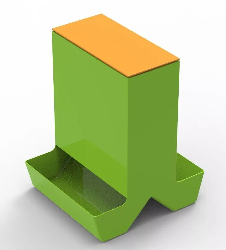 King Quail Dry Food Feeder-010 3D print model