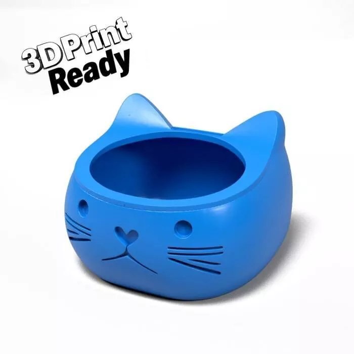 Cat feeder 3D print model