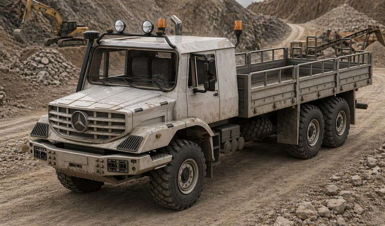 Mercedes-Benz Zetros 6x6 3D print model