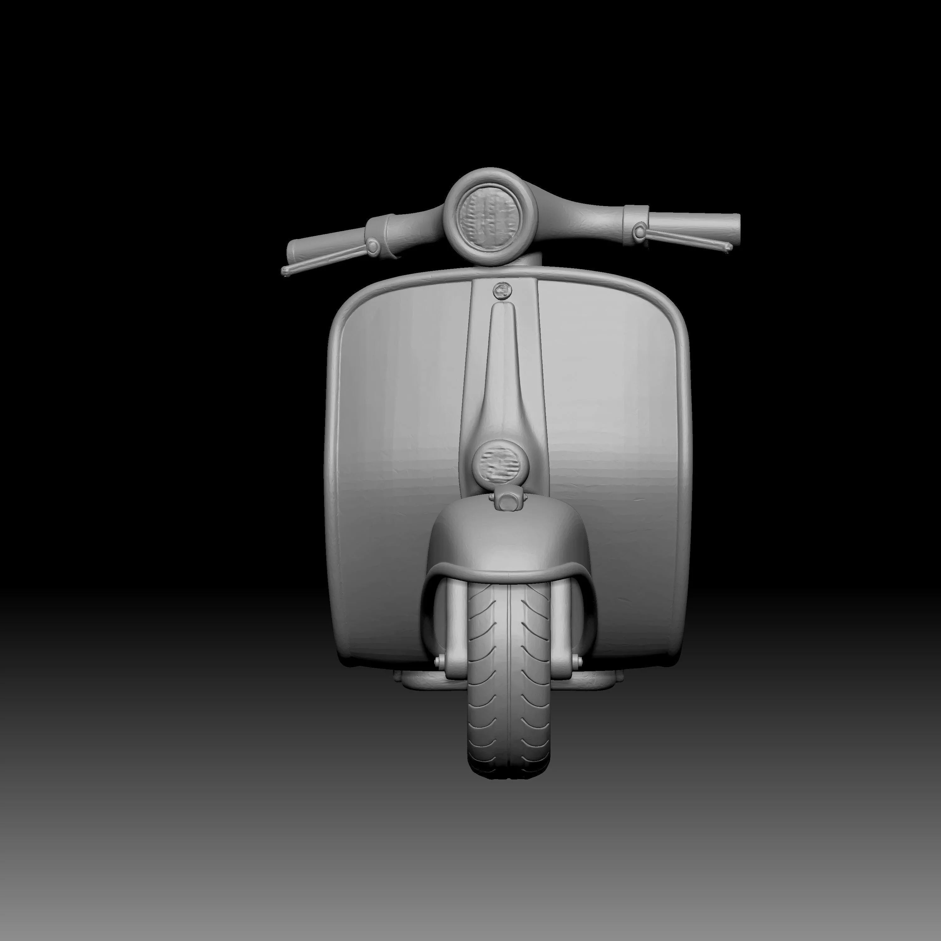 Vespa scooter 3D print model